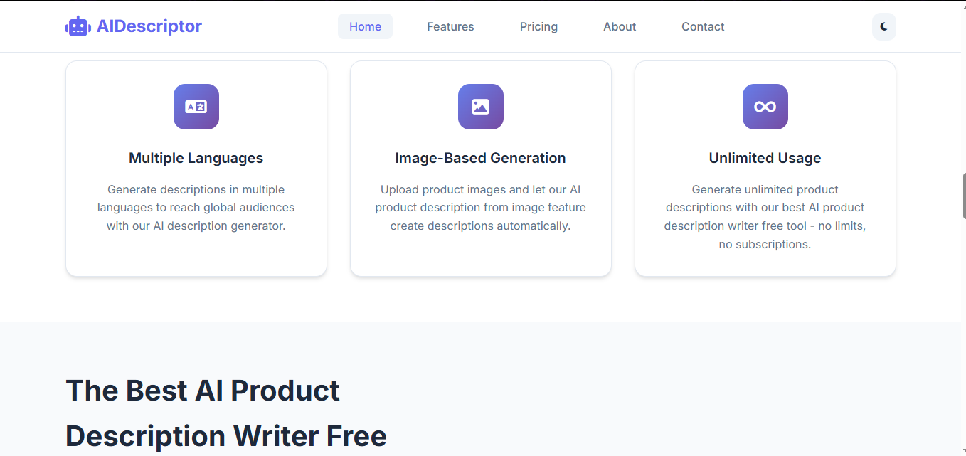 Generated Description Example